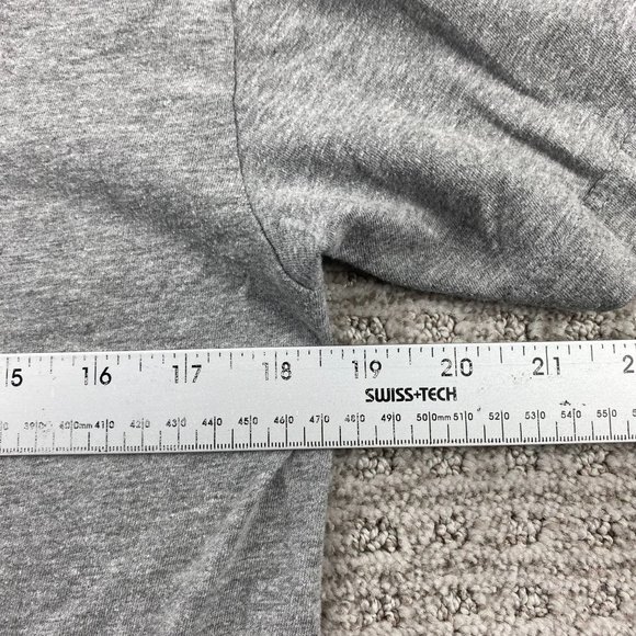 Nike Ohio State Soccer Shirt Men Small S Gray Regular Fit Spell Out Swoosh Tee - Picture 7 of 9